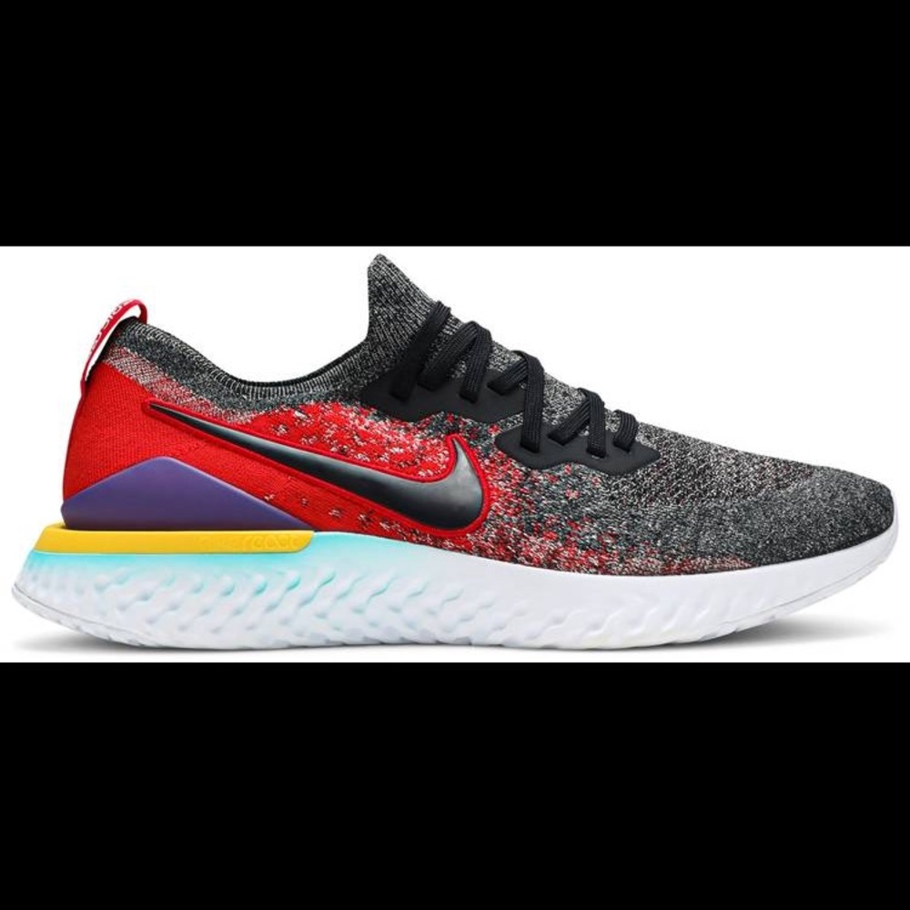 Epic React Flyknit 2 'Black University Red'